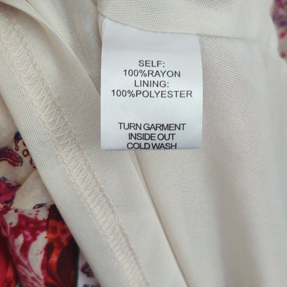 Lapis Boho patchwork fit and flare dress sz lg - Picture 8 of 14